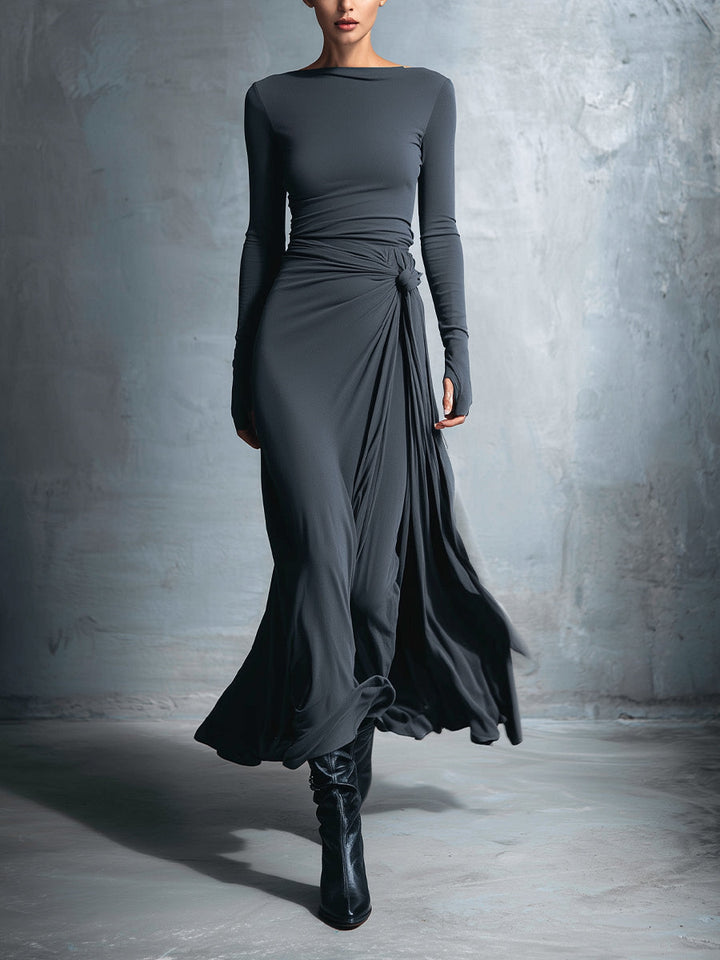 Daniela | Elegantní Plynulá Maxidlouhá Šaty